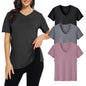 Women's T Shirt Short Sleeve V Neck Plus Size