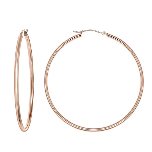 14k Gold Classic Hoop Earrings