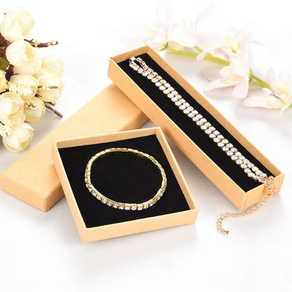 1-5 Rows Rhinestone Choker Necklace & Stretch Bracelets