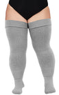 Plus Size Womens Thigh High Socks