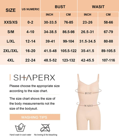 Shapewear for Women Tummy Control Bodysuit Mid Thigh Butt Lifter