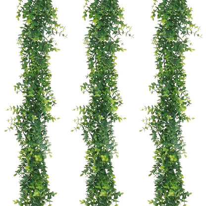 Artflower 3 Pack Artificial Eucalyptus Garland