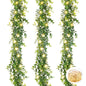 Artflower 3 Pack Artificial Eucalyptus Garland