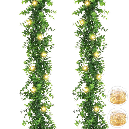 Artflower 3 Pack Artificial Eucalyptus Garland